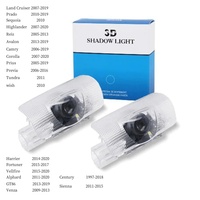 Model led car door projector high definition welcome lights For Toyota Land Cruiser Prado Sequoia Highlander Reiz Avalon Camry