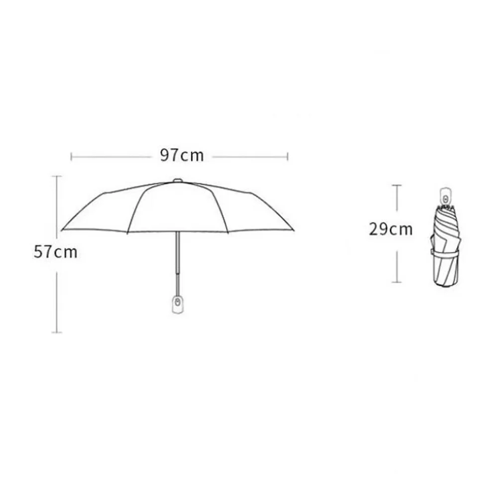 Flower Cat Umbrella Automatic Sunscreen Sunshade Umbrella Sunny Rain Dual-Use Sun UV Folding Umbrella