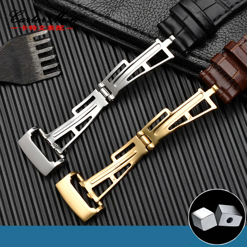 26mm For Audemars 100% Handmade cowhide Handmade Watch Band Strap For AP15400 15703 offshore series For Piguet wristband