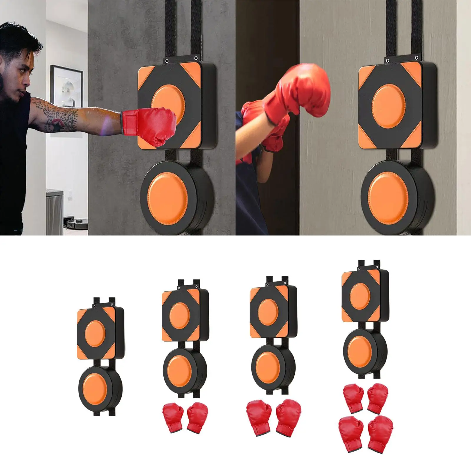 Wall Mounted Punching Pad, Punching Bag, Training Sandbag Focus Mat, Boxing