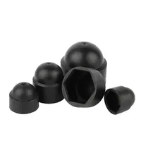 10/20pcs Black Hex Caps Cover Plastic Protection Acron Nut Dome Hexagon Screw Bolts Nut M4 M5 M6 M8 M10 M12