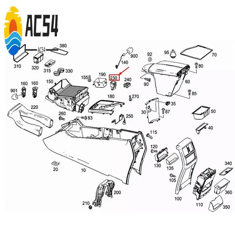 

AC54-Кнопочный переключатель подстаканника автомобиля A1669050052 1669050052 для Mercedes Benz GLE W166 ML, аксессуары