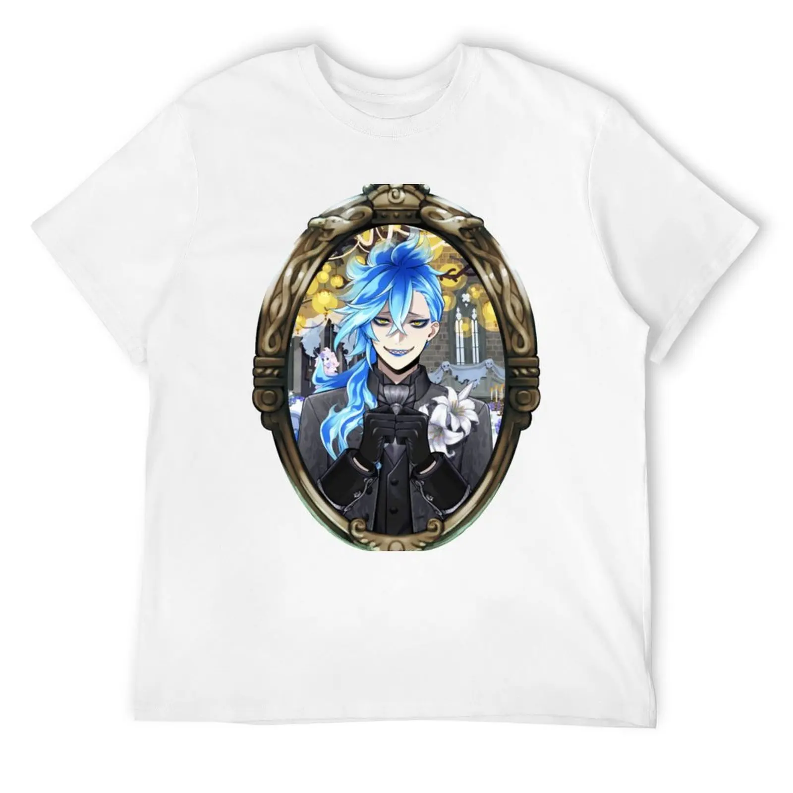 Ghost Marriage! Idia Shroud (Twisted Wonderland) T-Shirt sports fans blanks luxury designer Men's t-shirt