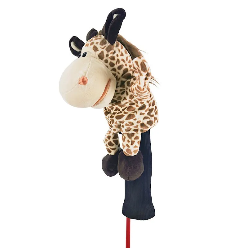 Cute cartoon animals Golf Club Head Covers Wood Head covers Driver Cover Plush doll protective cover