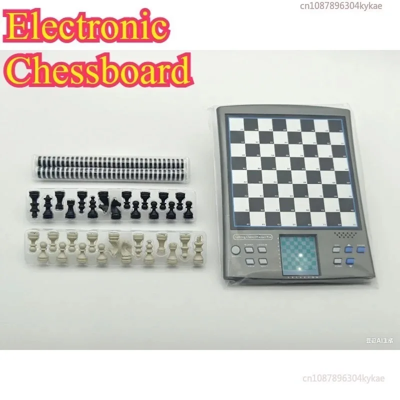 Beginner Chess Computer Electronic Board, 14 in 1 Smart Chess English/German