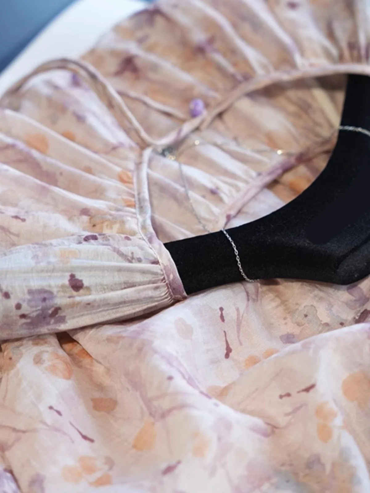 

Retro Floral Cotton Linen ort Sve irt Women Summer High End Loose Casual Lightweight Breathable Linen Top