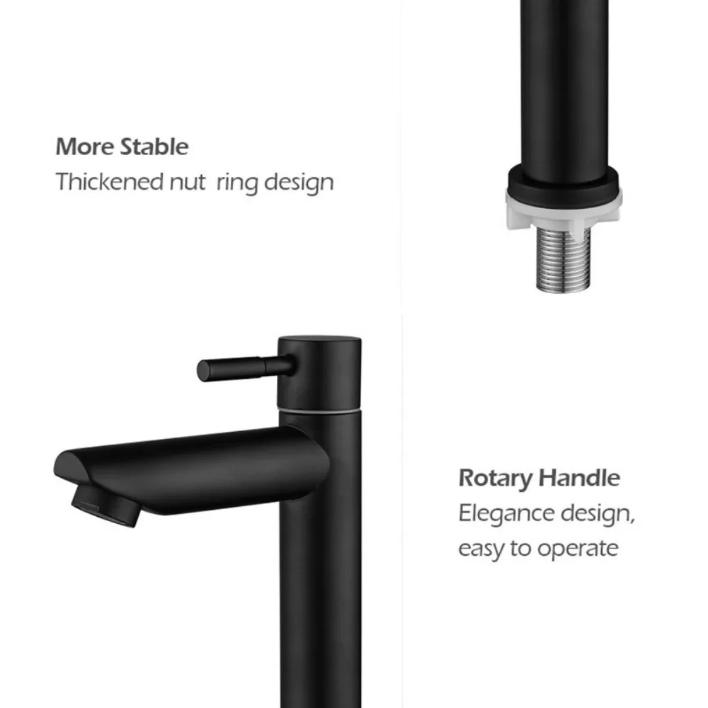 

Смеситель для раковины, смеситель для раковины в ванной комнате, монтируемый на палубе, с одной ручкой, кран для воды из нержавеющей стали, защита от протечек, нержавеющий смеситель для ванной комнаты
