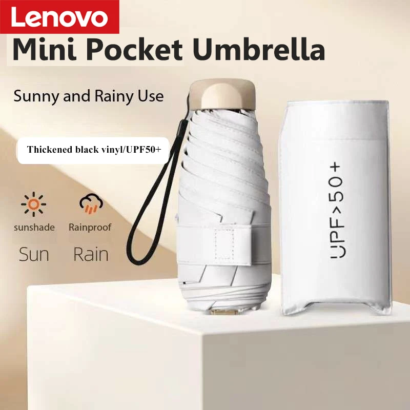 

Мини-зонтик от солнца Xiaomi, маленький карманный зонт от дождя, виниловый складной УФ-зонт с защитой от ультрафиолета, карманный зонтик от солнца, капсула