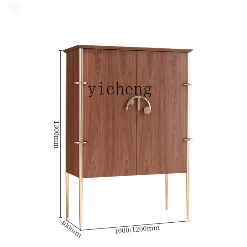 

XL Solid Wood Wine Cabinet Light Luxury High-End Sideboard Cabinet Small Wine Cabinet Restaurant Locker