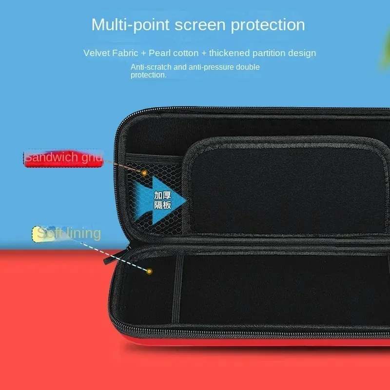 Pokemon Pikachu Storage Bag for Switch OLED NS Console Hard Shell Protective Pouch Game Accessories Anime Portable Cover Bag - view 3