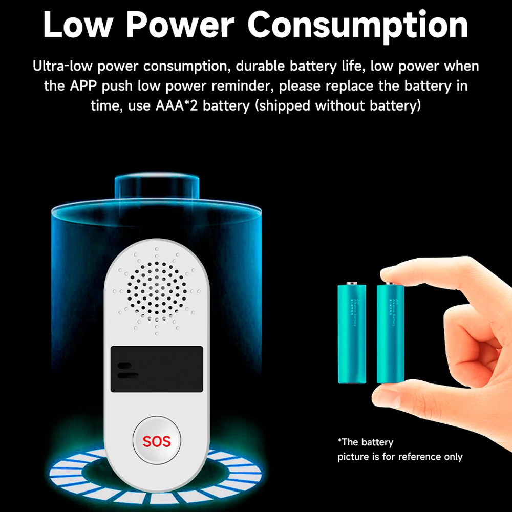 Tuya Wifi Alarm Security SOS Alarm Wireless 130dB Sound System  Smart Voice Alarm with Light APP Remote Control Smart Life Devic