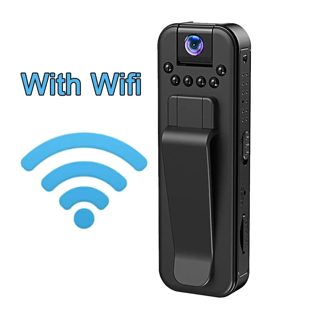 WIth Wifi 1080P Body Mini Camera Infrared Night Vision Miniature Camcorder Portable Small Digital Video Recorder Police BodyCam