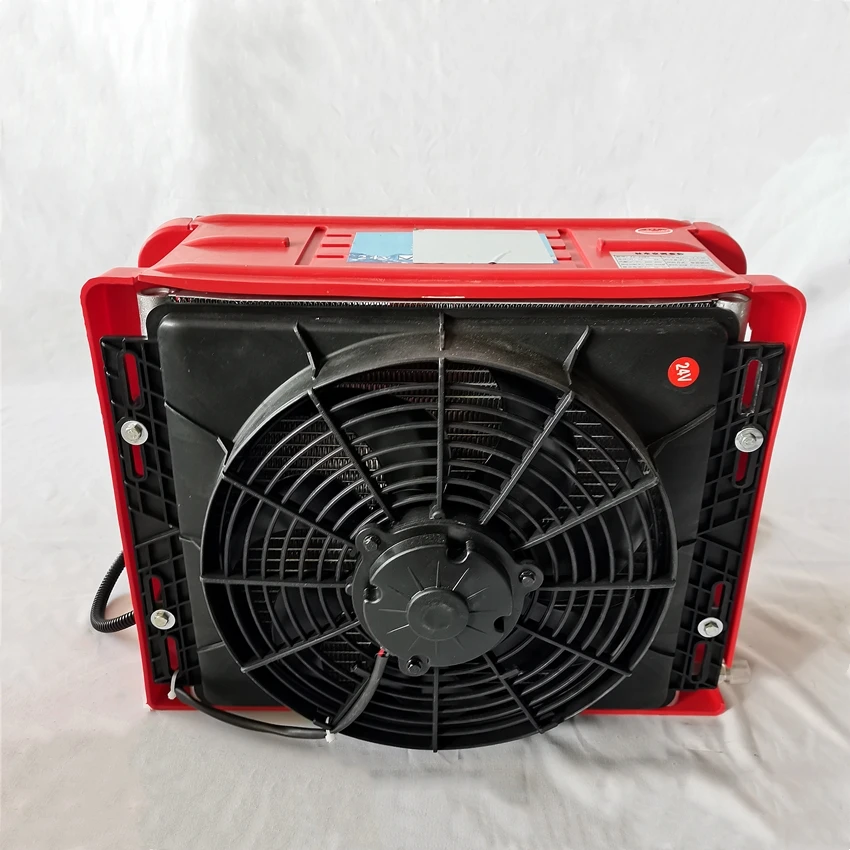 مركبة هندسية سهلة التركيب كابينة 24 فولت 12 فولت مكيف وقوف السيارات مبرد الهواء للشاحنة #5