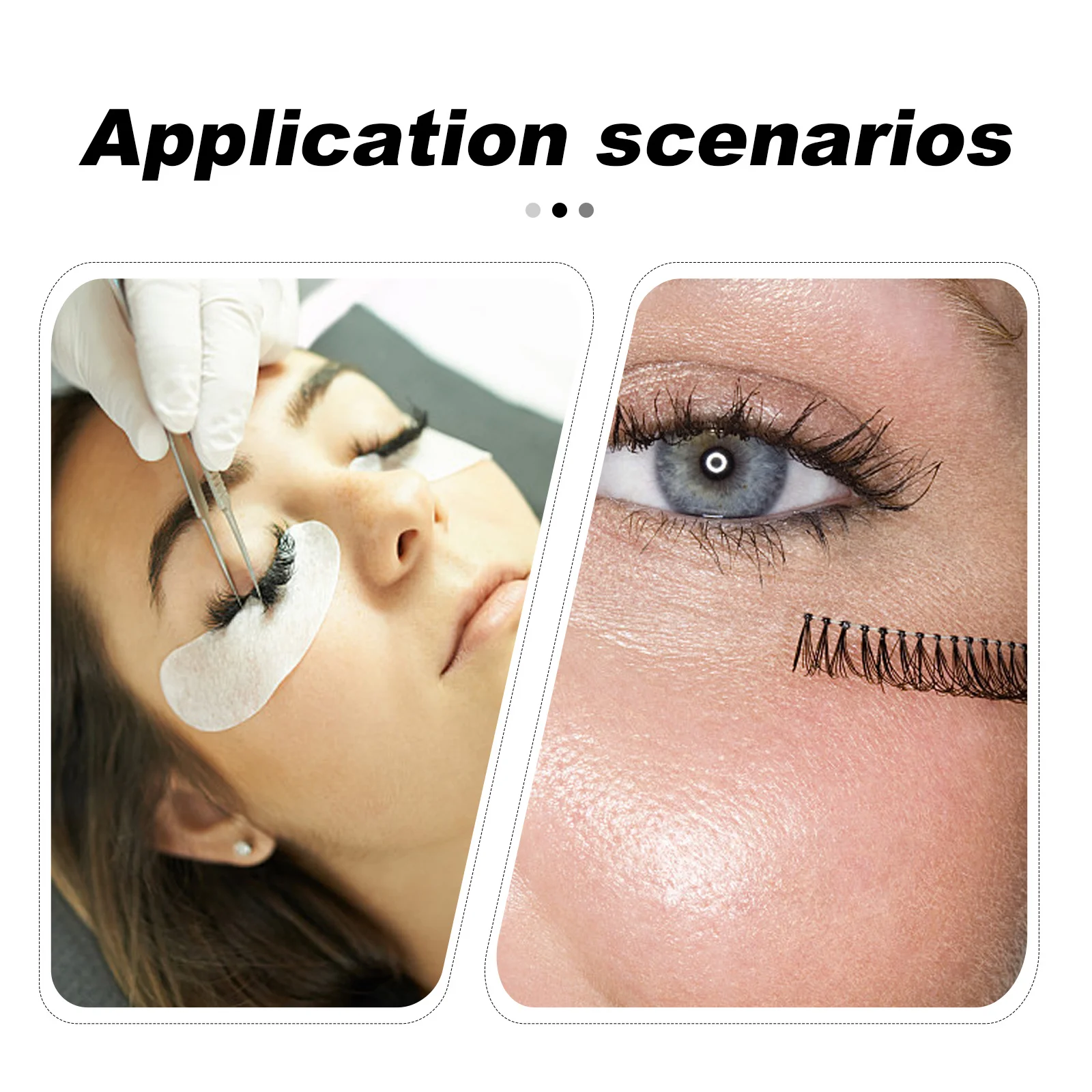 

4Pcs False Eyelash Tools Silicone Lash Extension Holder Easy Clean Multipurpose Tray for Volume Fan Making and Salon Use