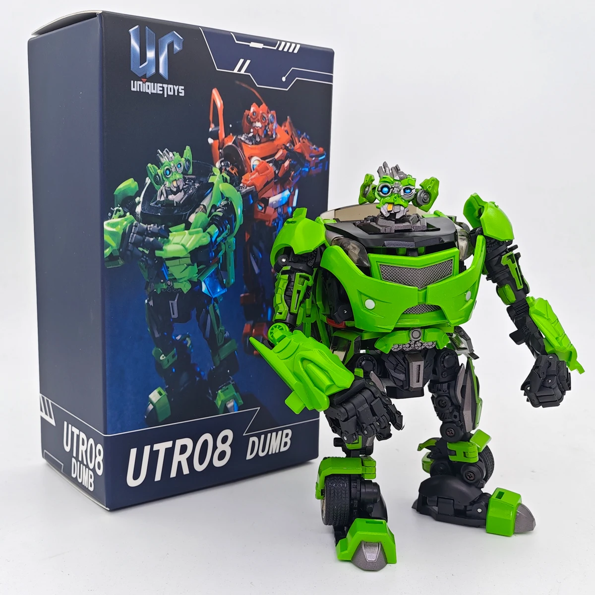 UT Transformation R-08 R08 Skids R07 R-08 Mudflap Dumber Twins 13cm Unique Toys Trax Alloy Action Figure Robot Toys