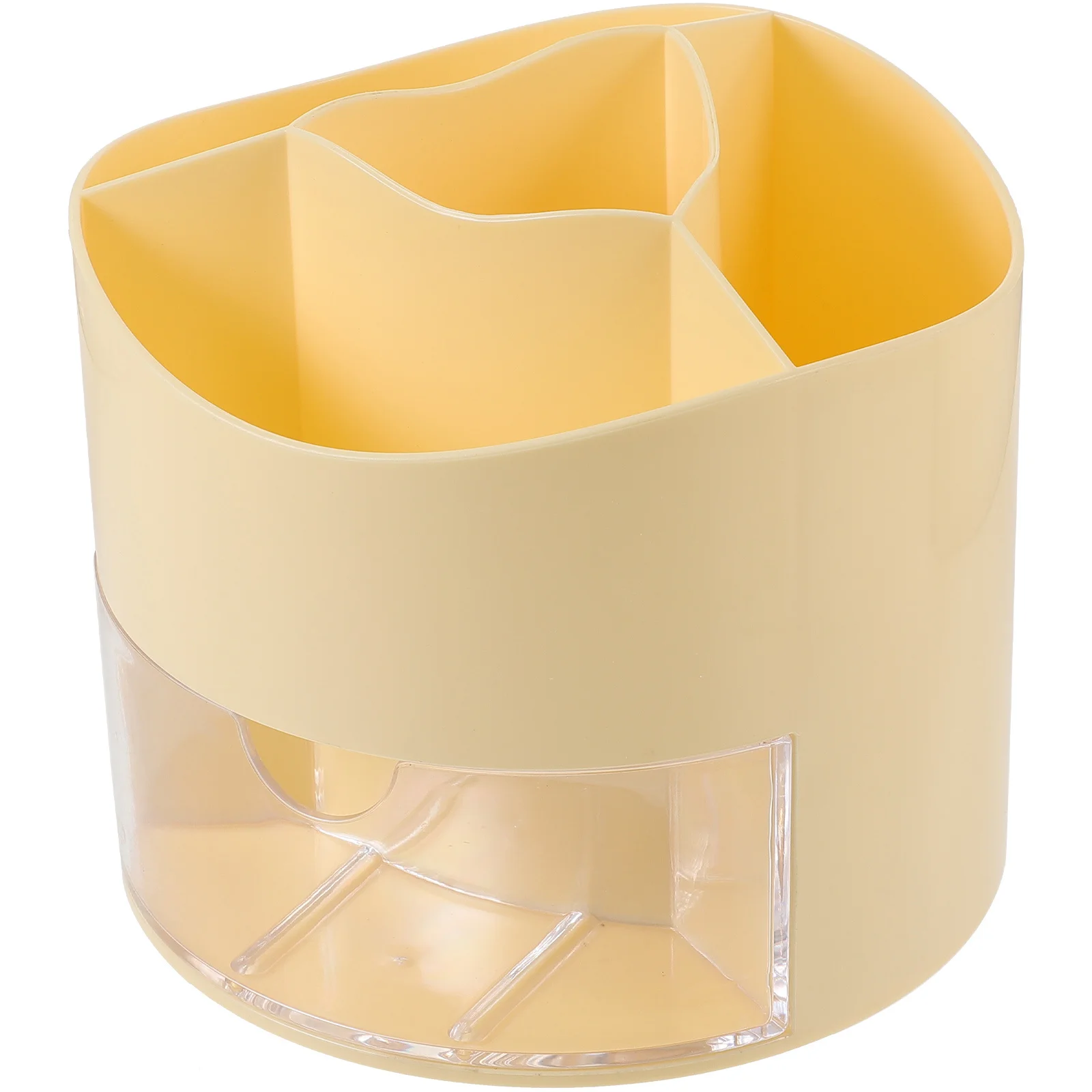 

Rotatable Brush Holder Plastic Desktop Pen Organizer Multifunctional Pencil Holder Office Brush