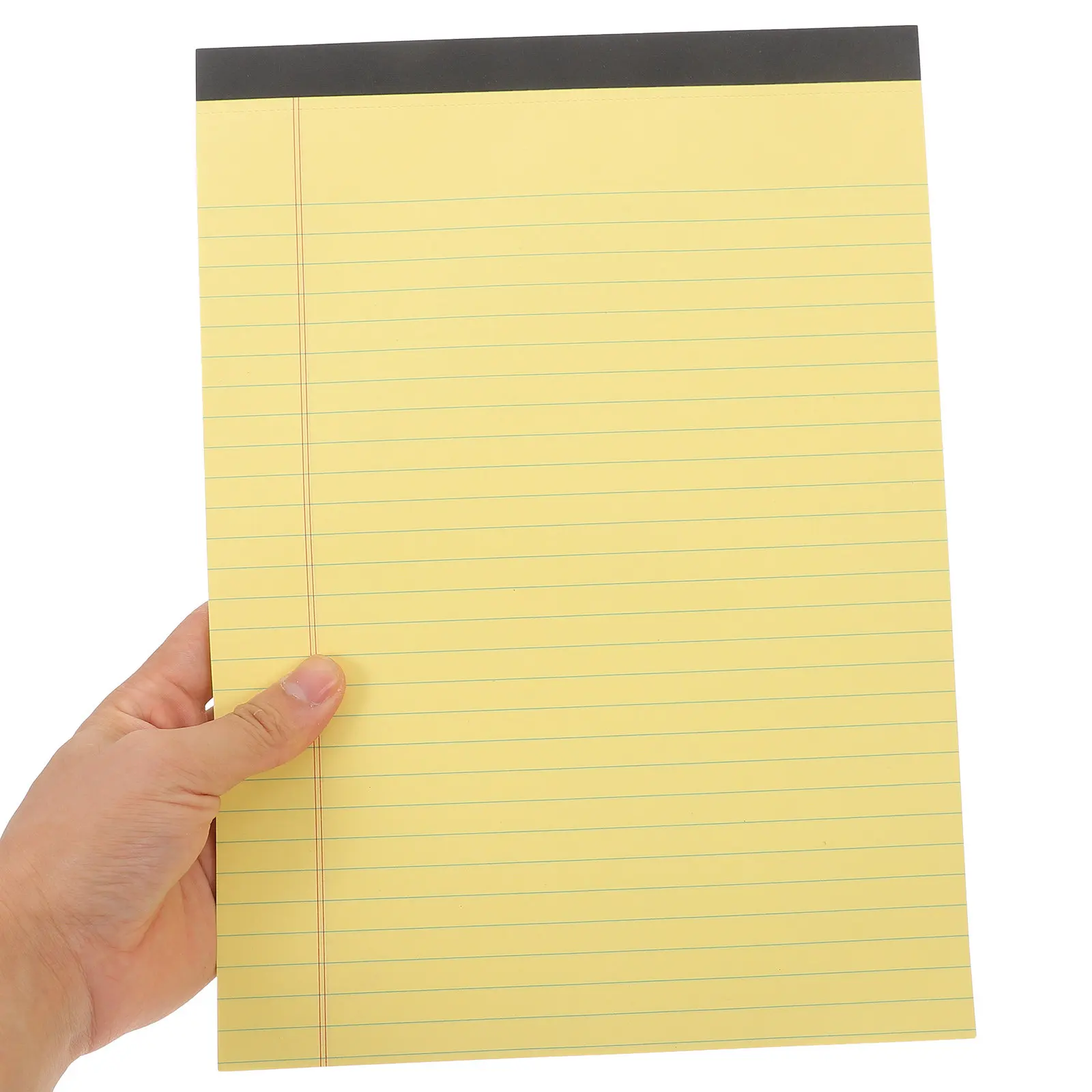 

4Pcs A4 Notepad Smooth Writing Tear-Off Lined Notepad Thick Paper for to-Do Lists Reminders Goals Office Supplies Legal Pads