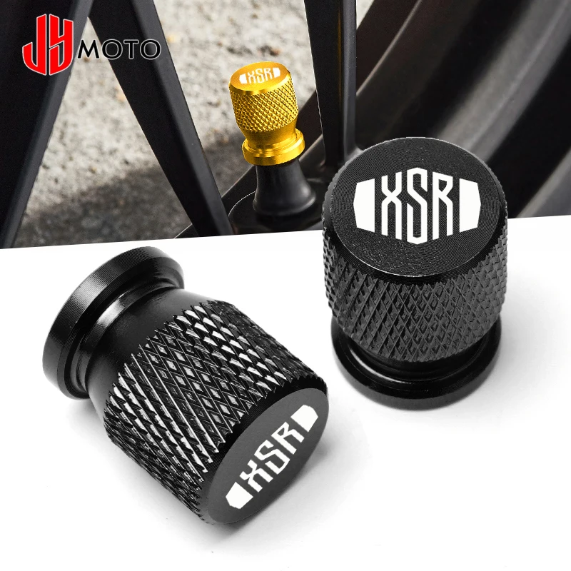 With Logo XSR Motorcycle Wheel Tire CNC Valve Airtight Covers Stem Caps For YAMAHA XSR700 XSR 700 XSR900 XSR 900 XSR125 155 new