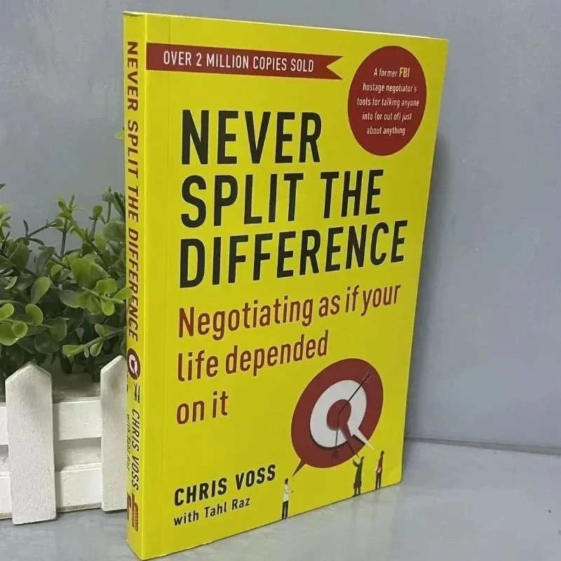 Never Split The Difference By Chris Voss Books in English for Adults Negotiations Emotional Intelligence New Listings