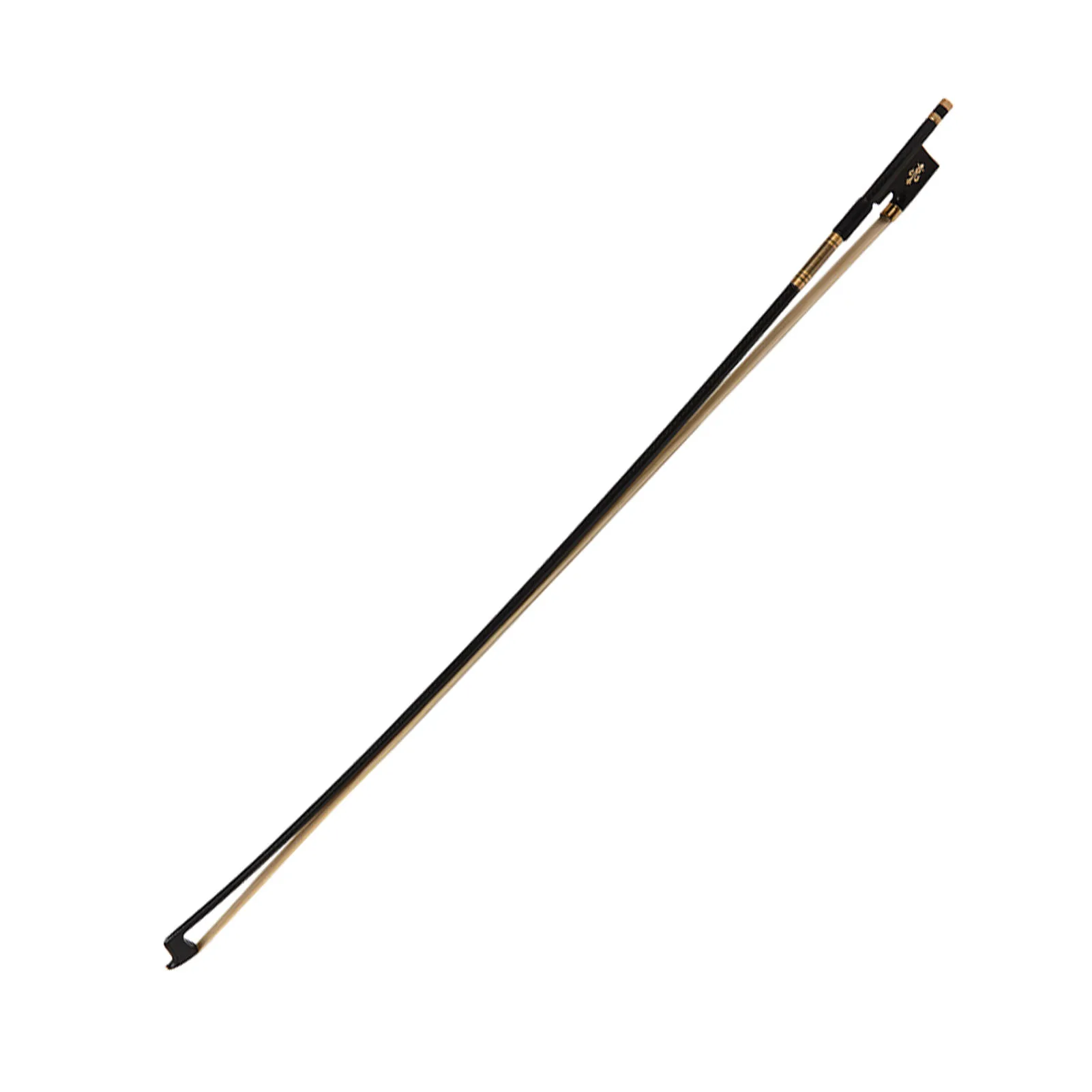 Carbon  violin bow 4/4 Violin Fiddle Bow Carbon  Round Stick Ebony Frog Horsetail Hair Well Balanced fiddle Bow