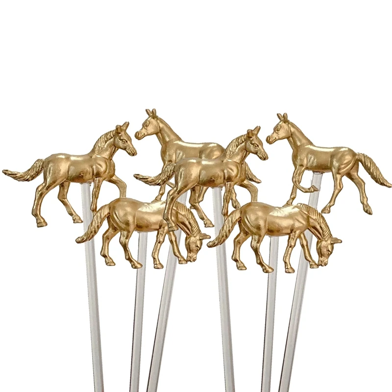 

Drink Stirrer, Drink Stirrer Swizzle Stick, Suitable For Coffee Drinks Party Bar Wedding Event 6 Pieces
