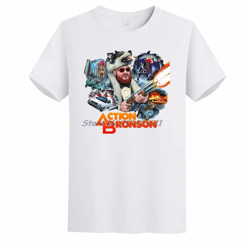 Action Bronson Fashion Graphic T Shirts Oversized Short Sleeve T-Shirts O-Neck Tops Tee Shirts Summer Mens Print T Shirt