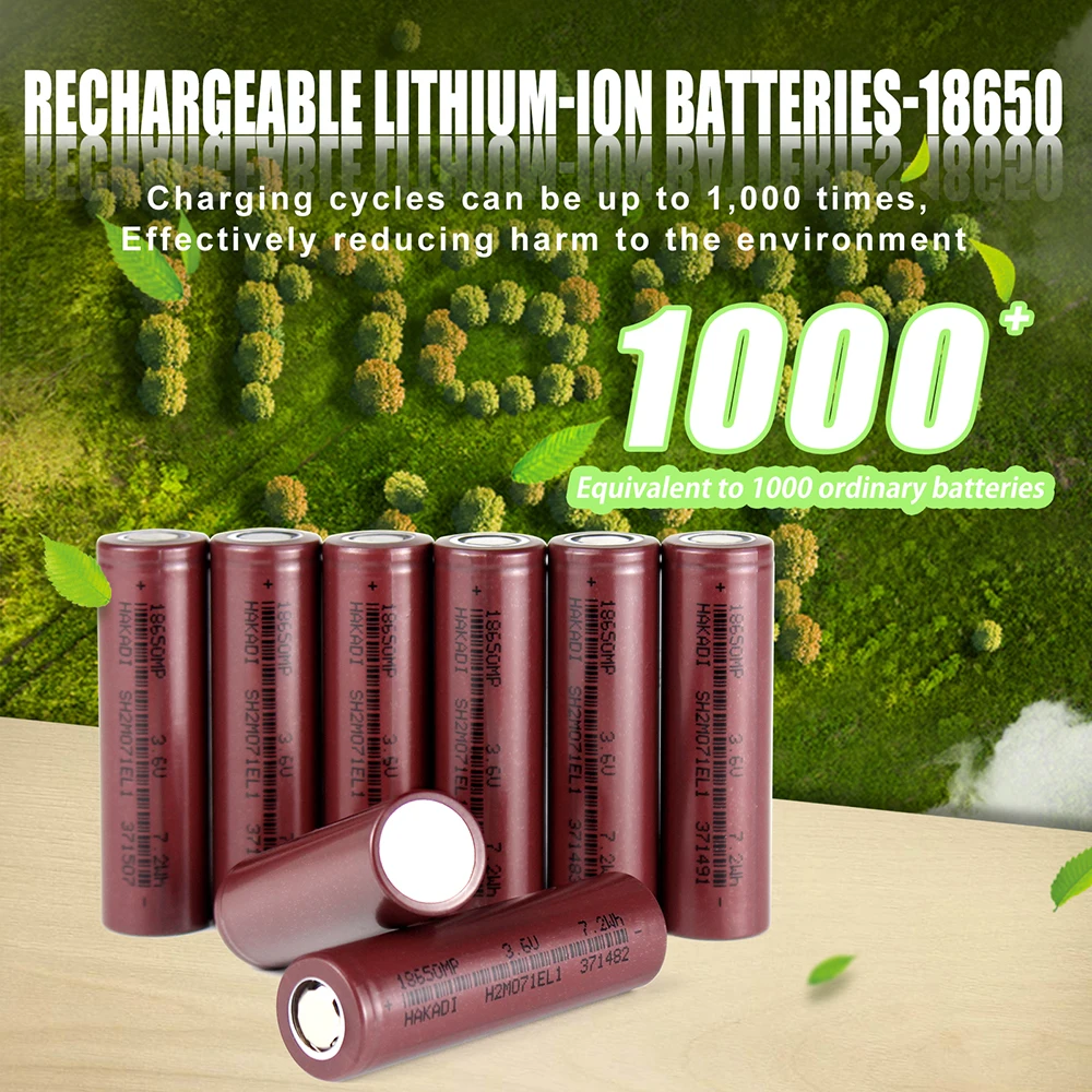 SelianEnergy 18650 Power Battery 3.7V 2000mAh Battery Continuous Discharge 3C for Bluetooth Speaker Emergency Batteries