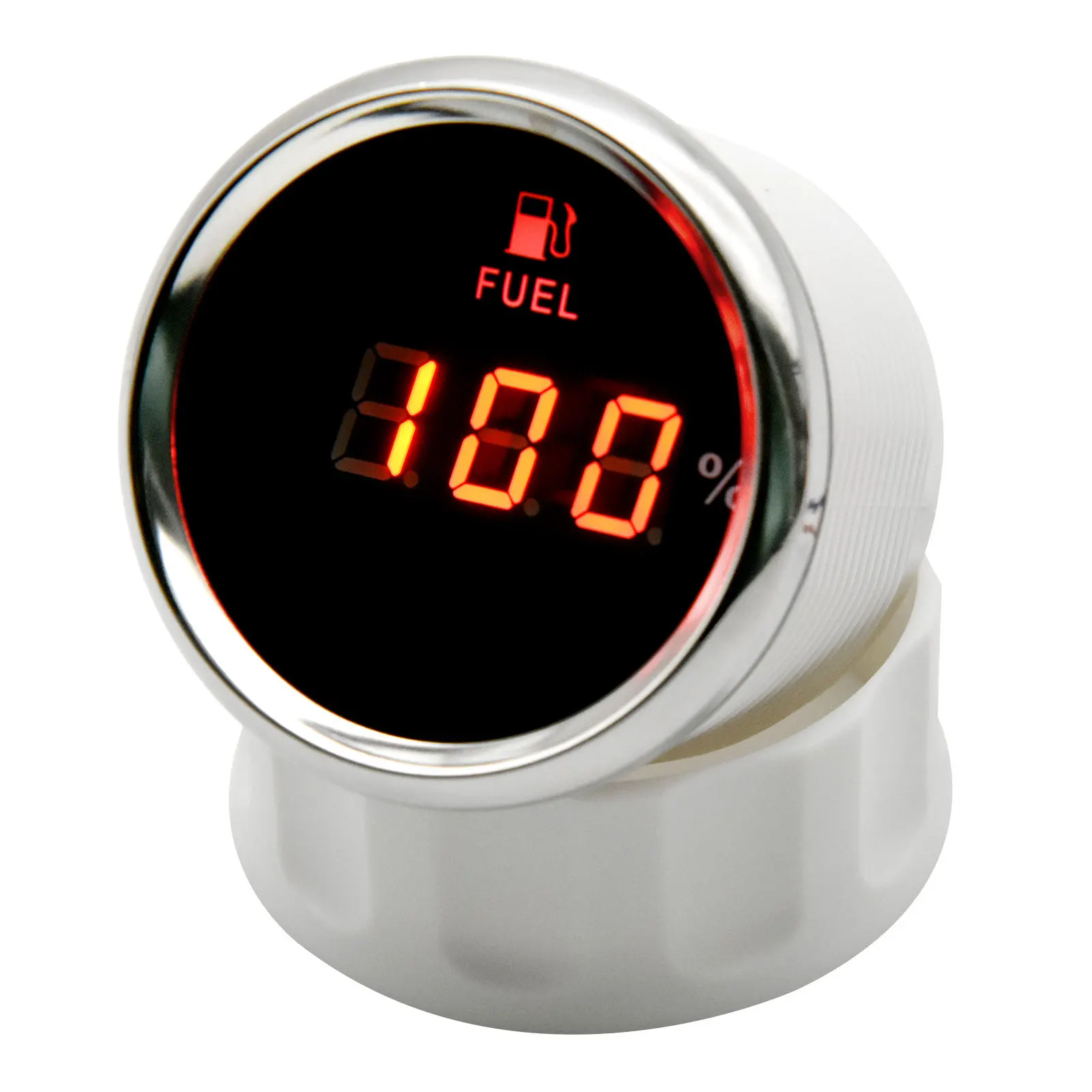 52mm Fuel Level Gauge 0-190Ohm 240-33Ohm Auto Digital Fuel Level Gauge Boat Fuel Level Gauge Marine Yacht Oil Level Indicator