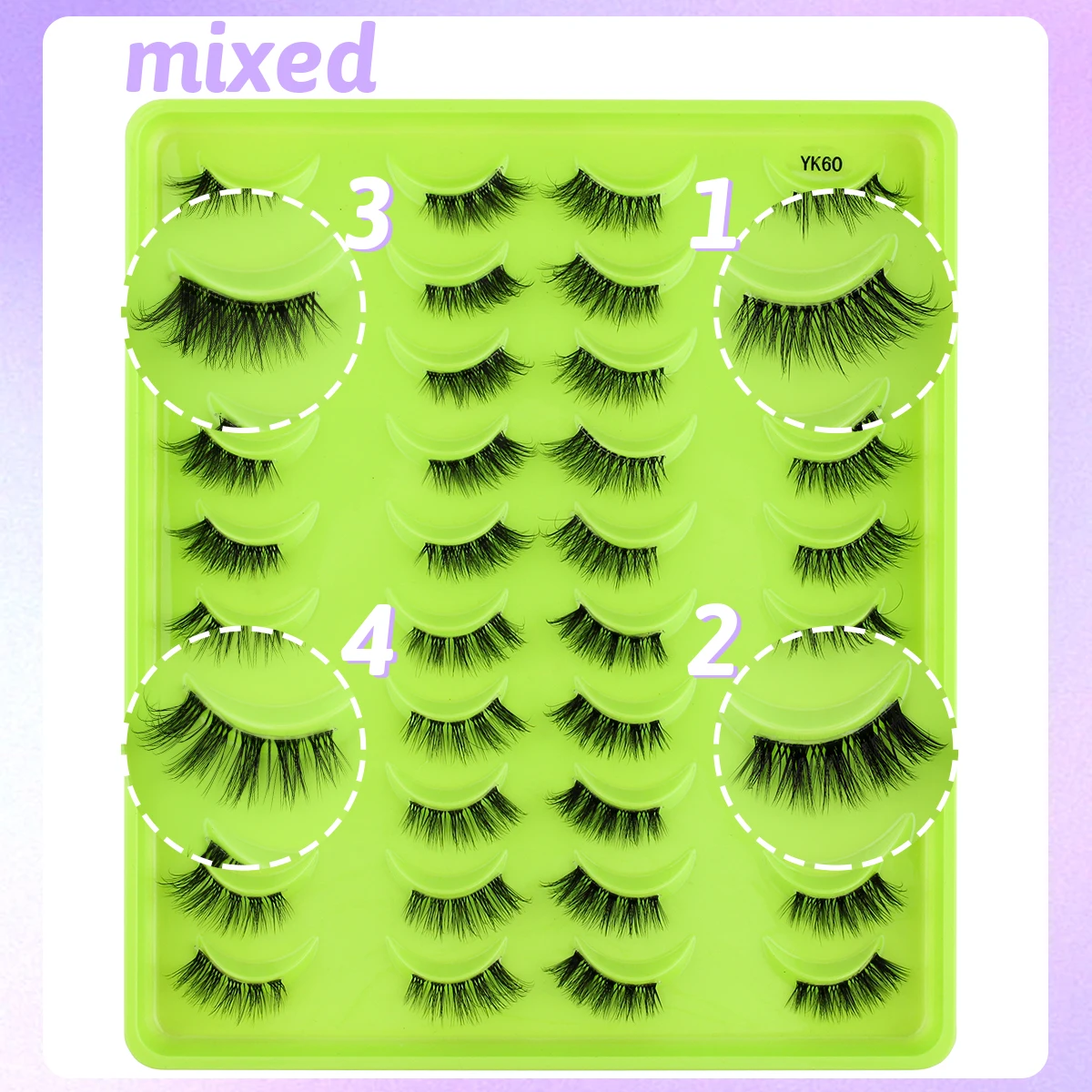 

3/10/14/20 пар искусственных накладных ресниц, пушистые, мягкие, полностью накладные ресницы, тонкие вьющиеся норковые ресницы, макияж, оптовая продажа ресниц