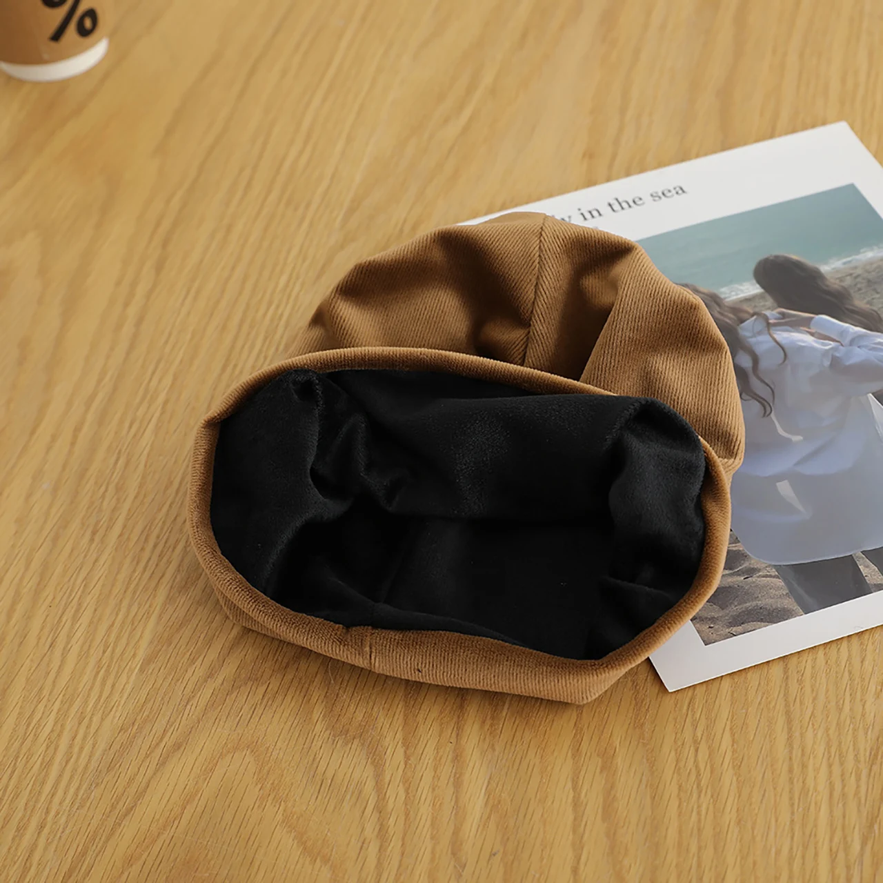 แฟชั่นเด็ก Pile หมวกสาวญี่ปุ่นโบว์หมวกฤดูใบไม้ผลิฤดูใบไม้ร่วงเด็ก Skullcaps สีทึบเด็กยืดหยุ่น Bonnet 2-8Year