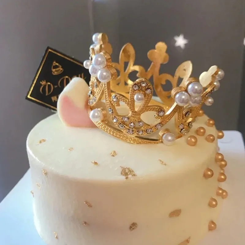 

Мини-жемчужная корона для торта