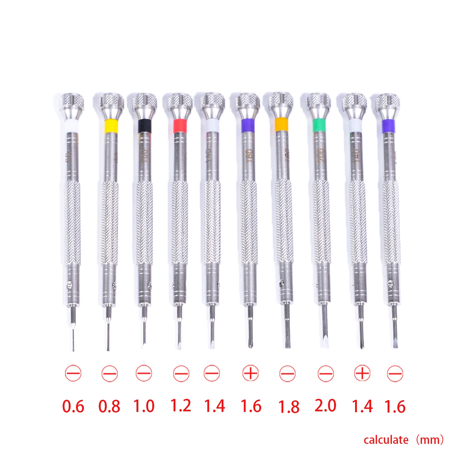 10 pcs 316# Steel Extreme Hardness Watch Screwdriver Set Precision Watchmaker Screwdrivers for Watch Repair Watch Tools