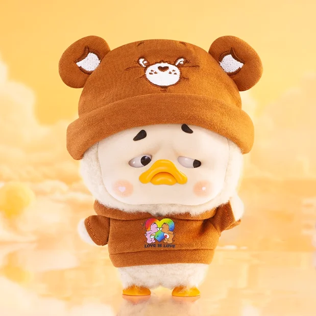 Spot Annuying Duck Love Bear Co versión de marca encarnación pato arcoíris colgante de felpa caja ciega hecha a mano juego de moda Halloween