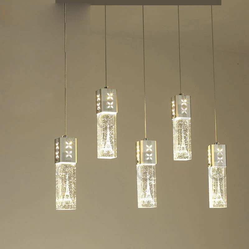 

Modern Crystal Pendant lights Luxury Home Decoration Lighting for Restaurant Bar counter Kitchen island