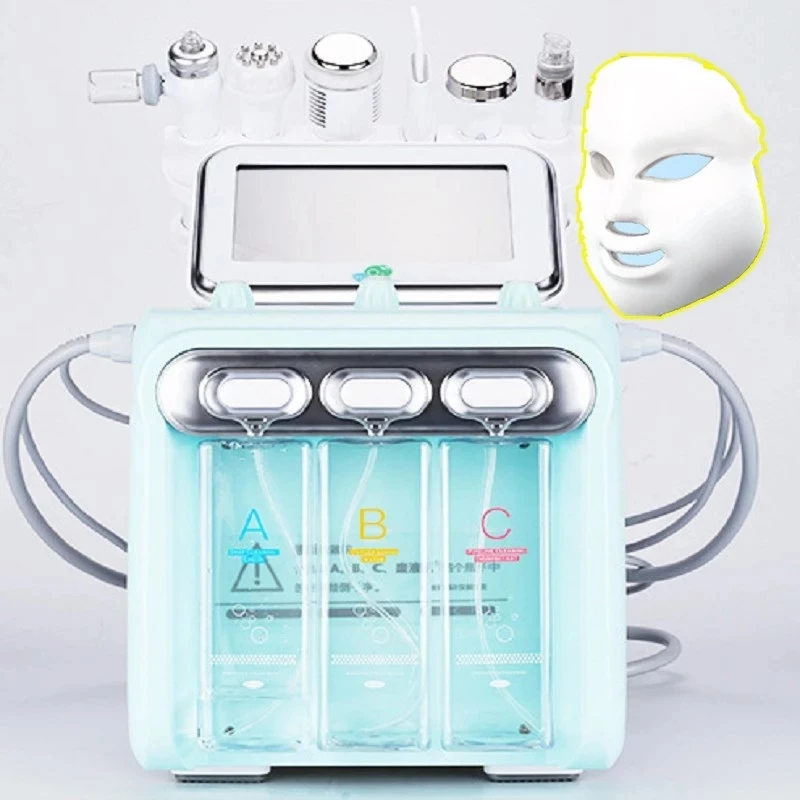 7 In 1 H2O2 Water Oxygen Jet Peel Hydra Beauty Skin Cleansing Hydra Dermabrasion Facial Machine Water Aqua Peeling