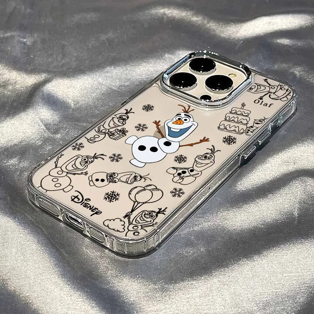 المجمدة لطيف أنيمي جراب هاتف ل Redmi 14C 13 نوت 14 13 12S 12 11S 11T 10 9S برو ماكس زائد غطاء شفاف #5