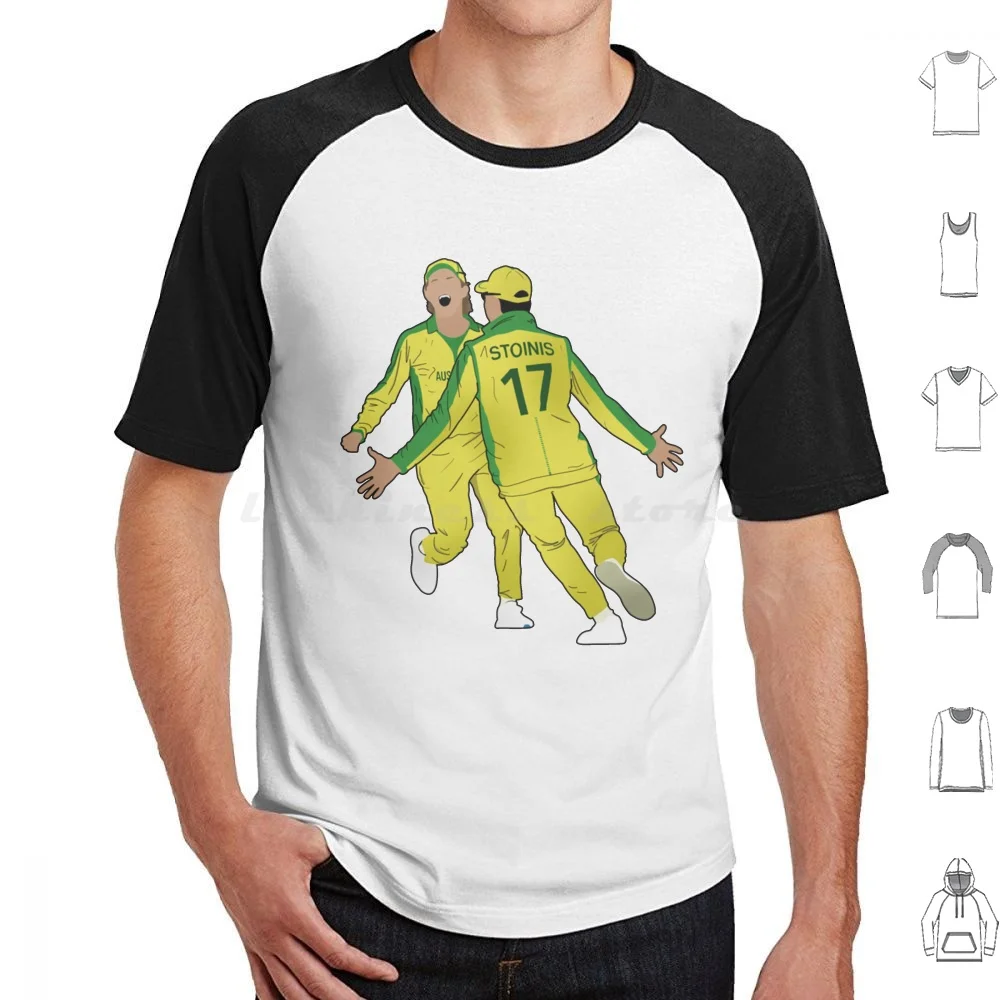 Marcus Stoinis And Adam Zampa T Shirt 6xl Cotton Cool Tee Cricket Ashes Australia England Sport Batsman Bowler Test Match