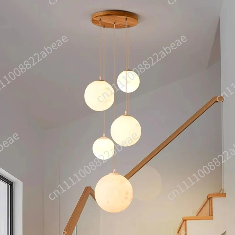 Modern Home Decor Led Lights Pendant Light Lamps Forstaircase Chandeliers for Living Room Hanging Light Indoor Lighting