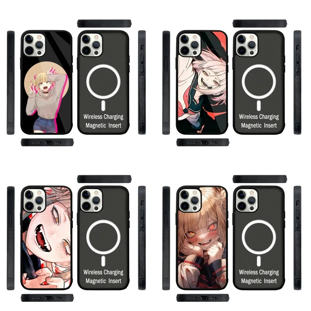 My Hero Academia Himiko Toga Phone Case Strong Magnetic For IPhone15,14,13,Pro,Max,Plus,11,12,Mini For Magsafe Wireless Charging