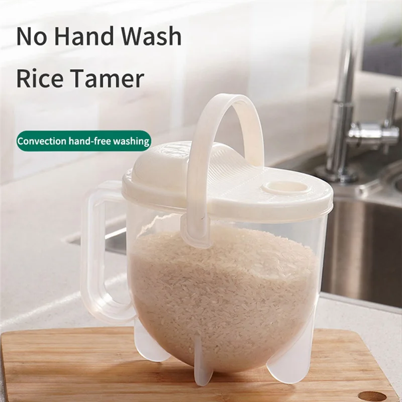 2025 Trendwashing Rice Machine Plastic Strainer With Handle Convenient Multifunctional For Kitchen Supplies