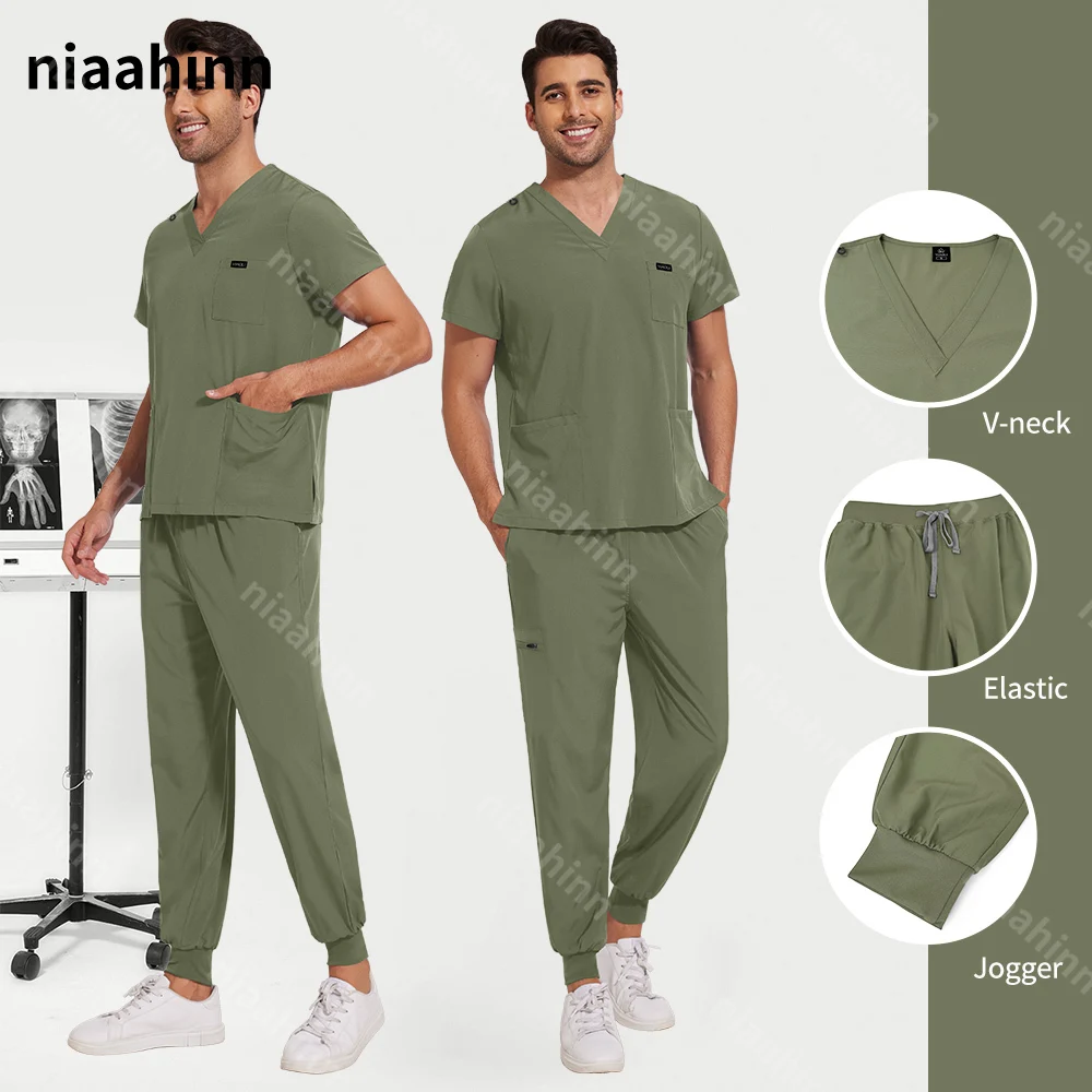 

Scrub Set Women Medical Uniforms Surgical Suit Workwear Nursing Uniform Dental Clinic Doctor Uniform Nurse Accessories Wholesale