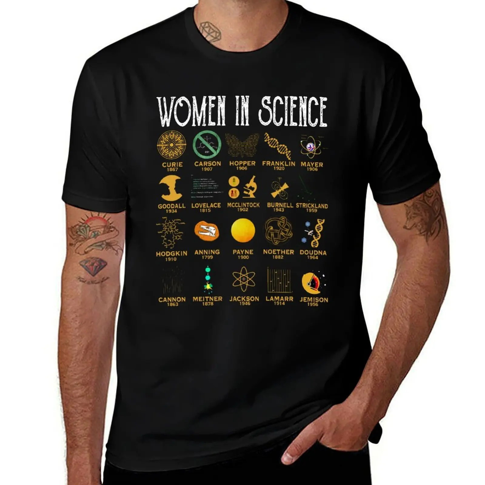 

Woman in Science Inventory Nobel Curie Carson Prize T-Shirt Standard Fit Solid Tee Shirt