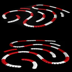 60pcs * EBOYU R968 RC Car Road Cone Indicator Street Sign Decoration Part for RC Drift Cars Vehicles Universal Accessories
