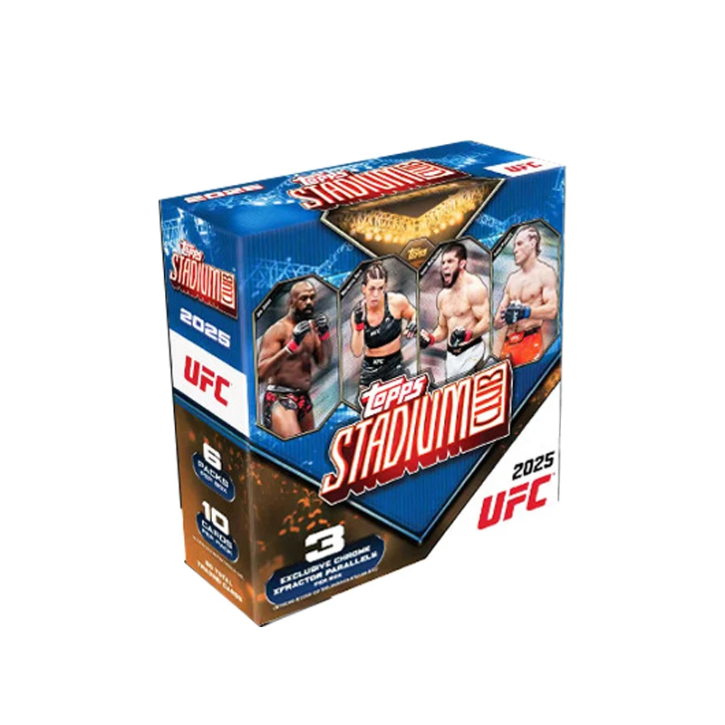 2025 Topps UFC Chrome Value & Mega Box Ultimate Fighter Collectible Card Star Card - view 4
