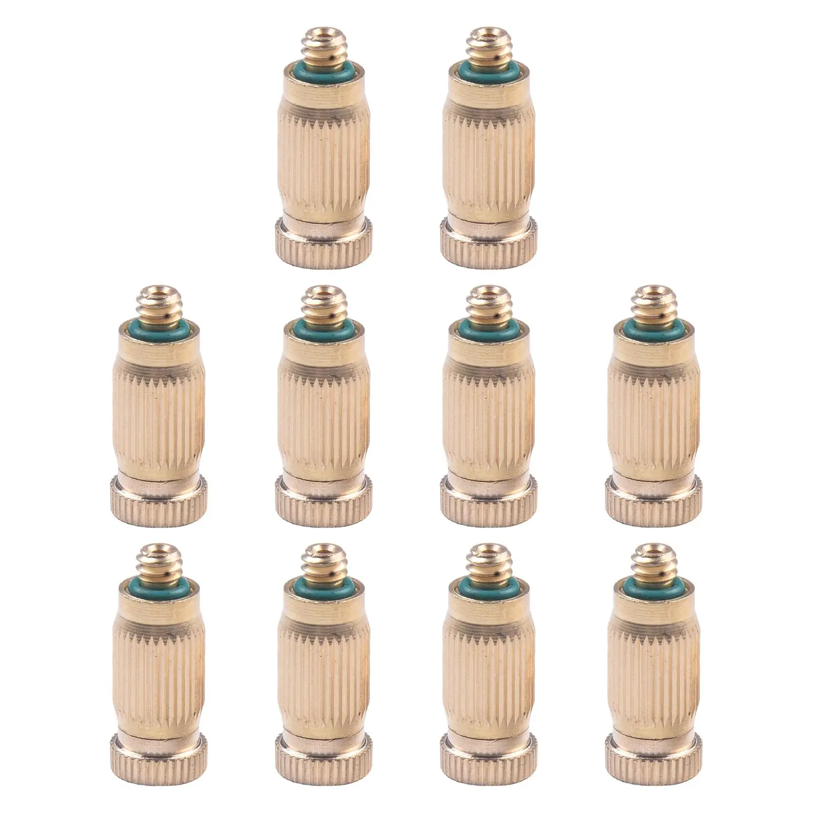 Spray Head Atomizing Nozzle Brass Outdoor Patio Misting Cooling System Misting Nozzle Spray Head Watering Equipment