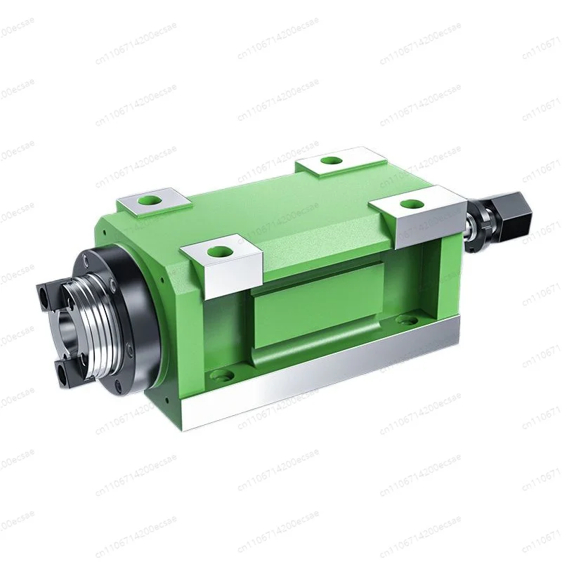BT40 Spindle Power Head 3KW 4hp Lathe Milling Boring Tool Chuck Max 3000‑6000RPM High Speed