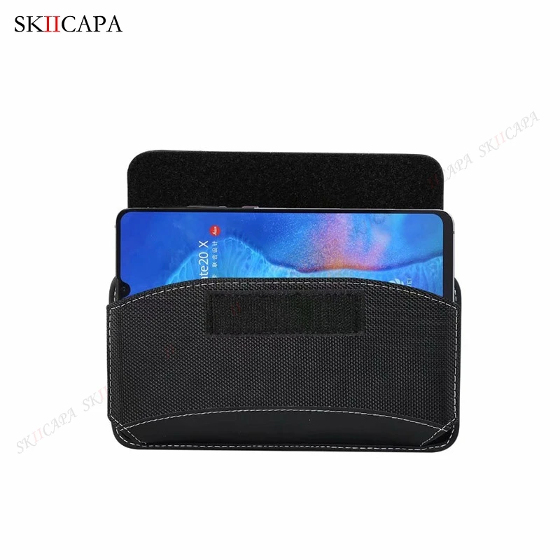 Holster Oxford Cloth Phone Pouch for Samsung Galaxy S23 Ultra S22 S21 S20 FE S11E S10 Plus Belt Clip Cover Universal Waist Bag