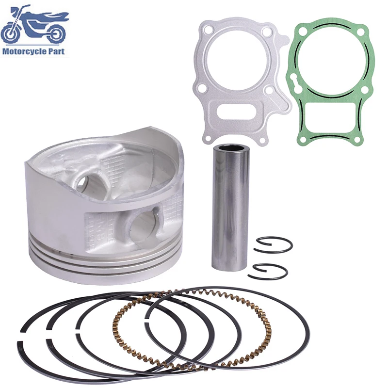 

Motorcycle Middle Repair Pad Cylinder Head Overhaul Gasket Mat Set and Piston Rings Kit For HONDA TRX250 TRX 250 TR-X250 TRX250X