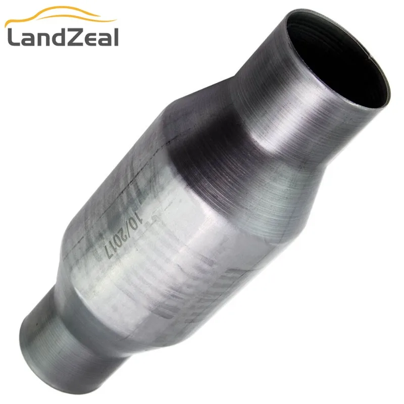 

425250 410250 2.5 inch Universal Catalytic Converter 11 inch Length High Flow Stainless Steel Exhaust Catalytic Converter