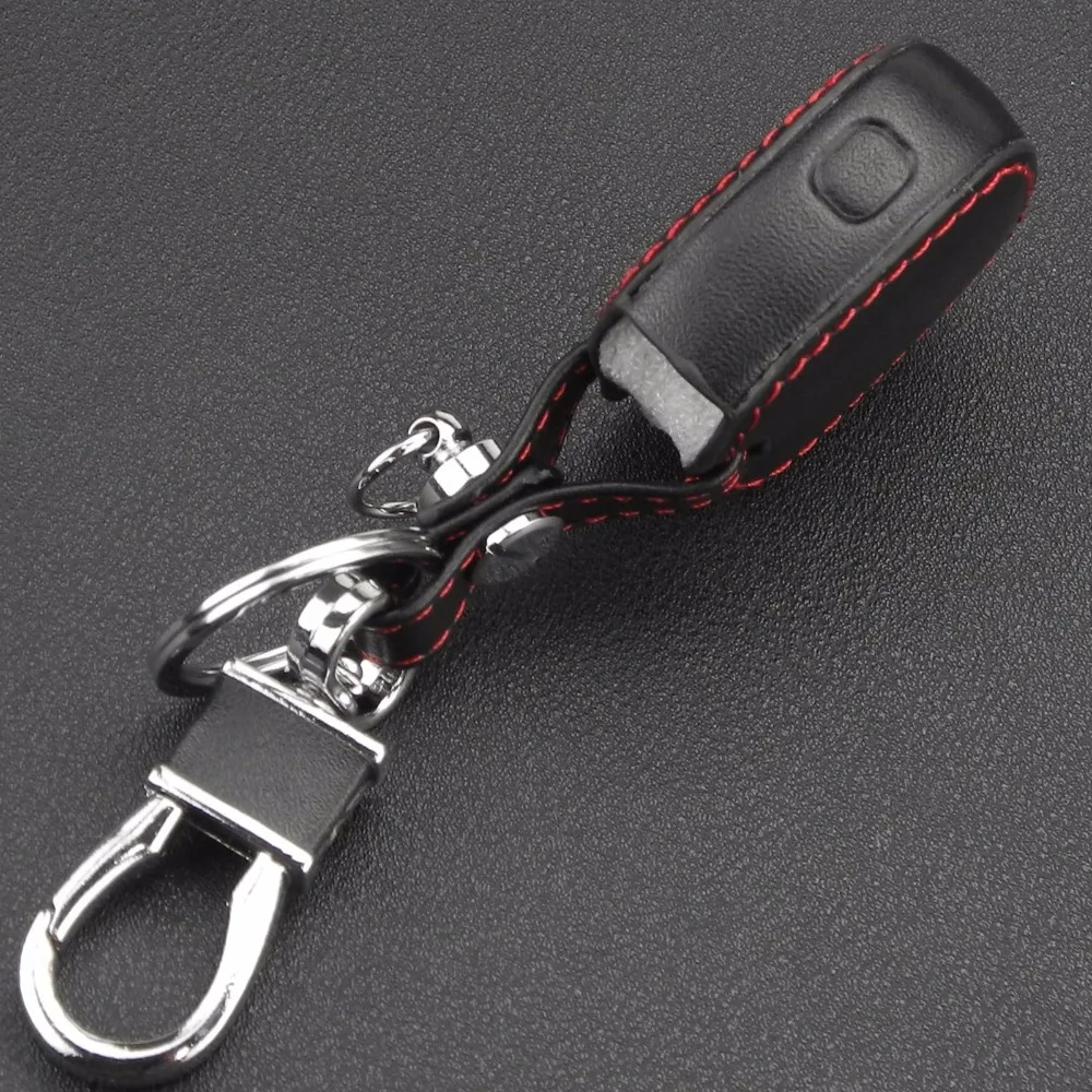 jingyuqin 1 Side Button Fob Remote Key Shell Leather Case Cover For TOYOTA Carina Estima Harrier Previa Corolla Celica